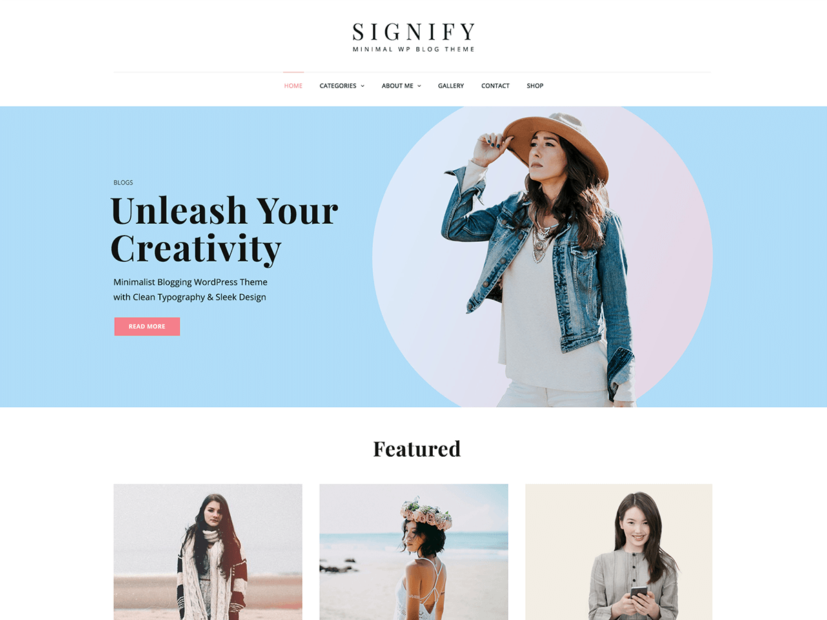 Signify 2.5 – WordPress Theme