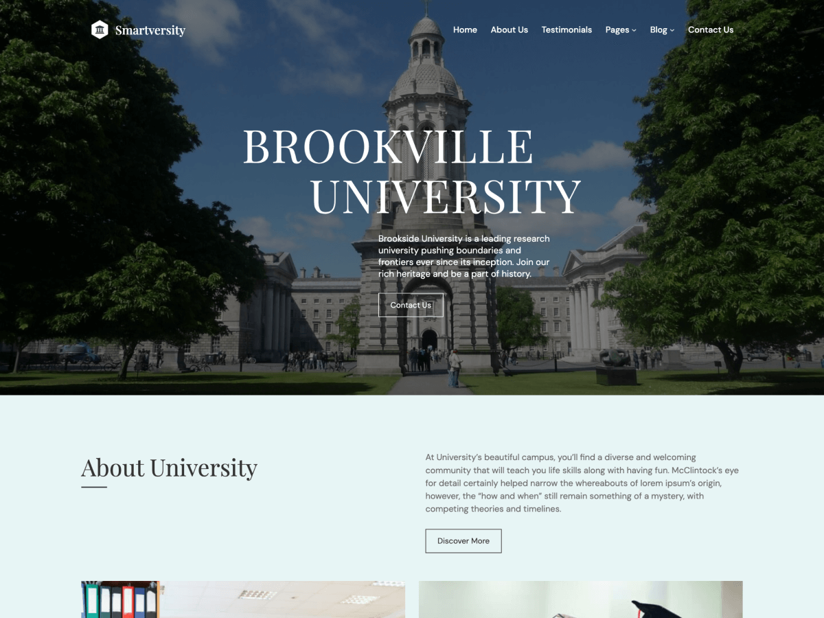 Smartversity 1.0.4 – WordPress Theme