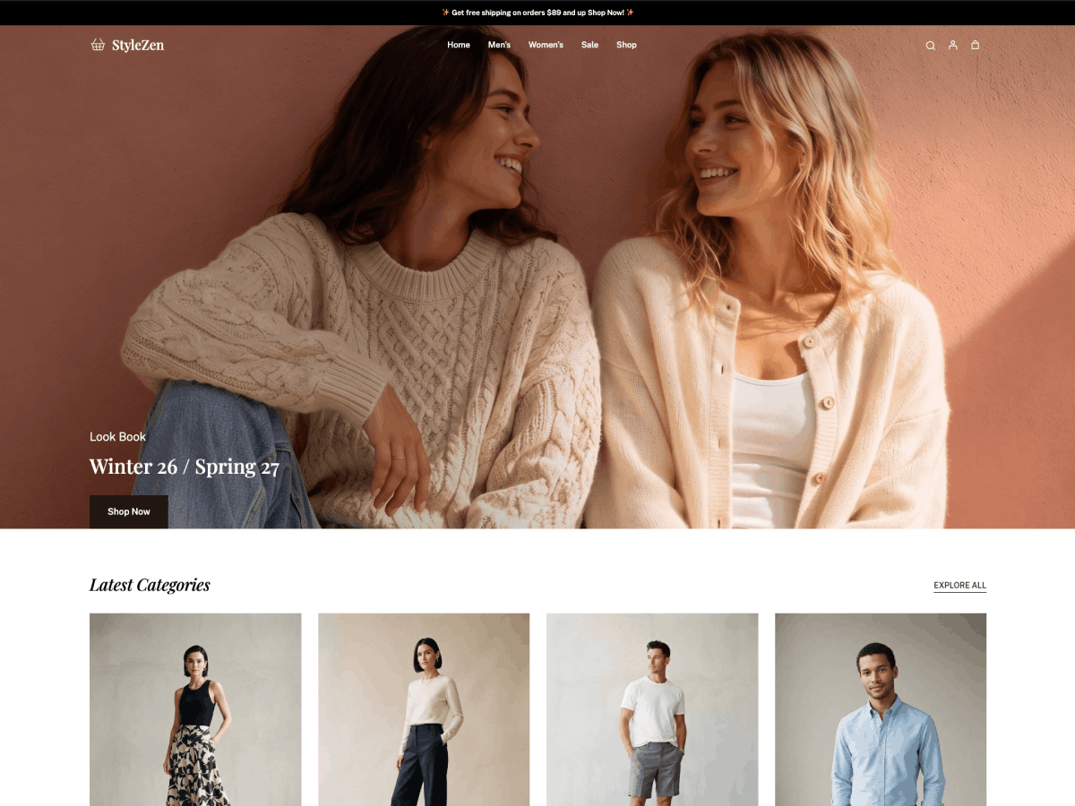 Stylezen Lite 0.1.3 – WordPress Theme