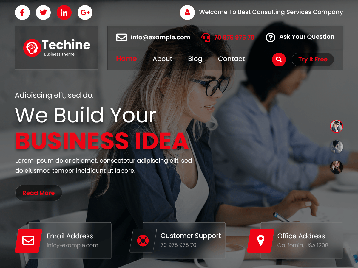 Techine 20.3 – WordPress Theme