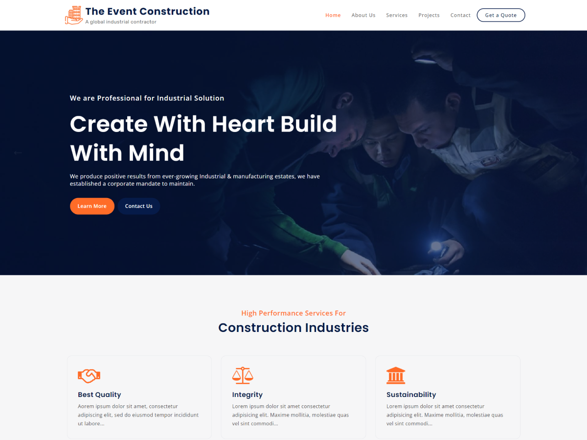 The Event Construction