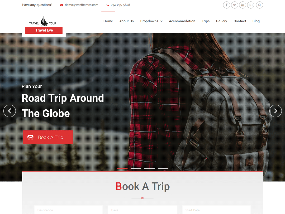 Travel Eye 2.1 – WordPress Theme
