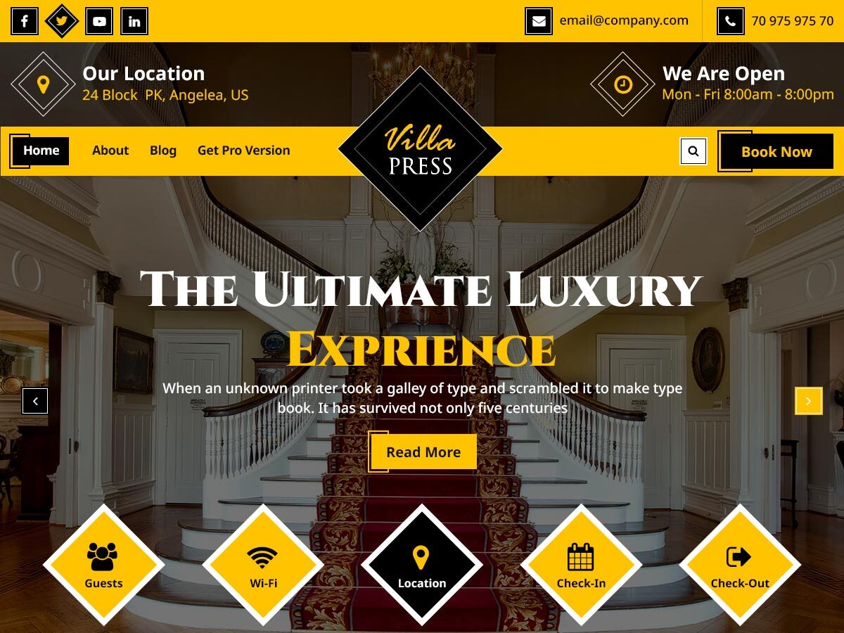 VillaPress 12.3 – WordPress Theme