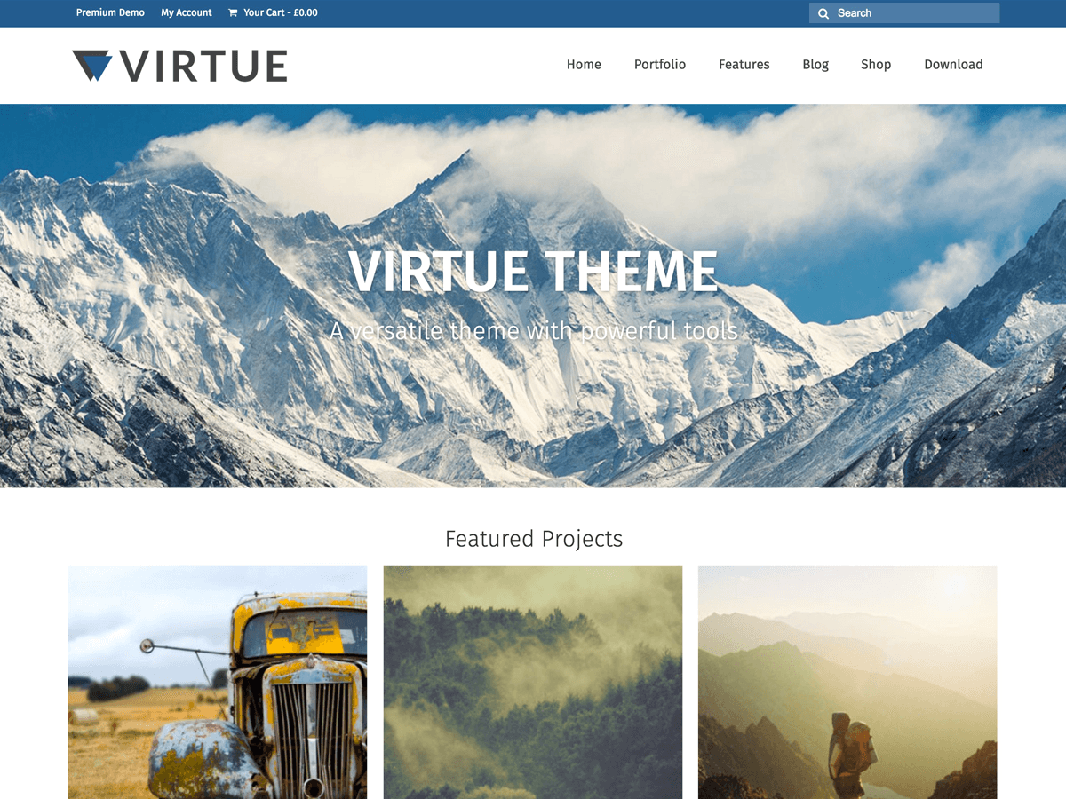 2024 年 64 个优秀免费 wordpress 博客主题 39 virtue