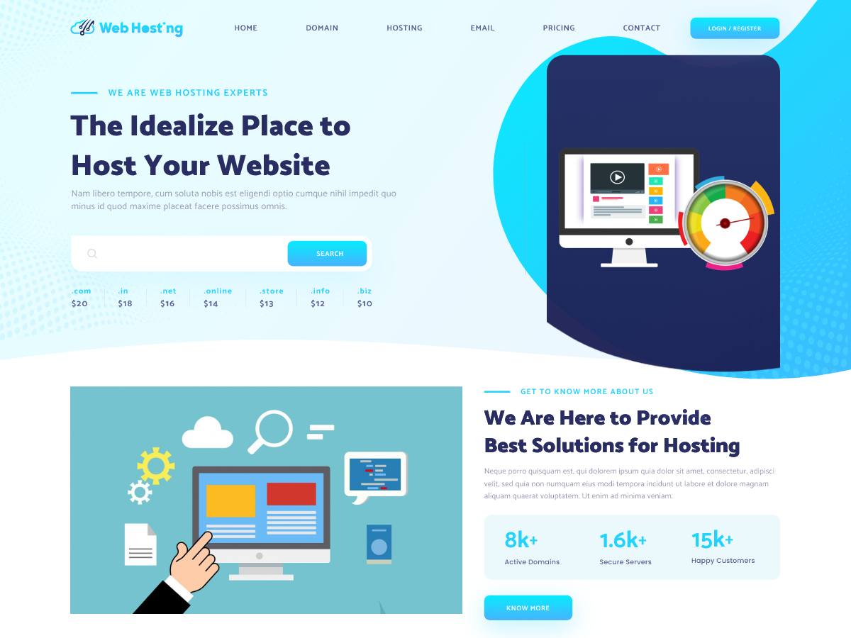 Web Hosting Lite 6.2.4 – WordPress Theme