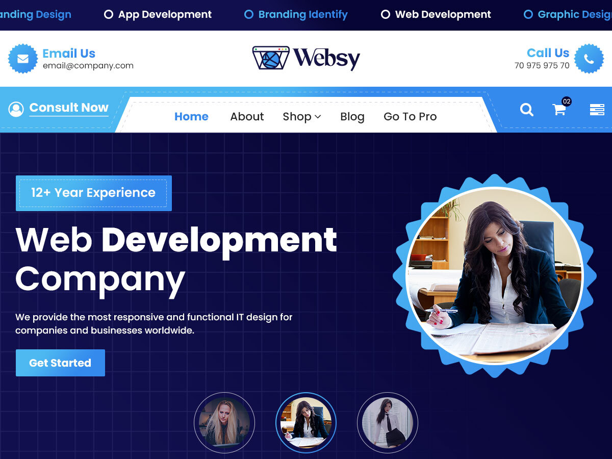 Websy 6.3 – WordPress Theme