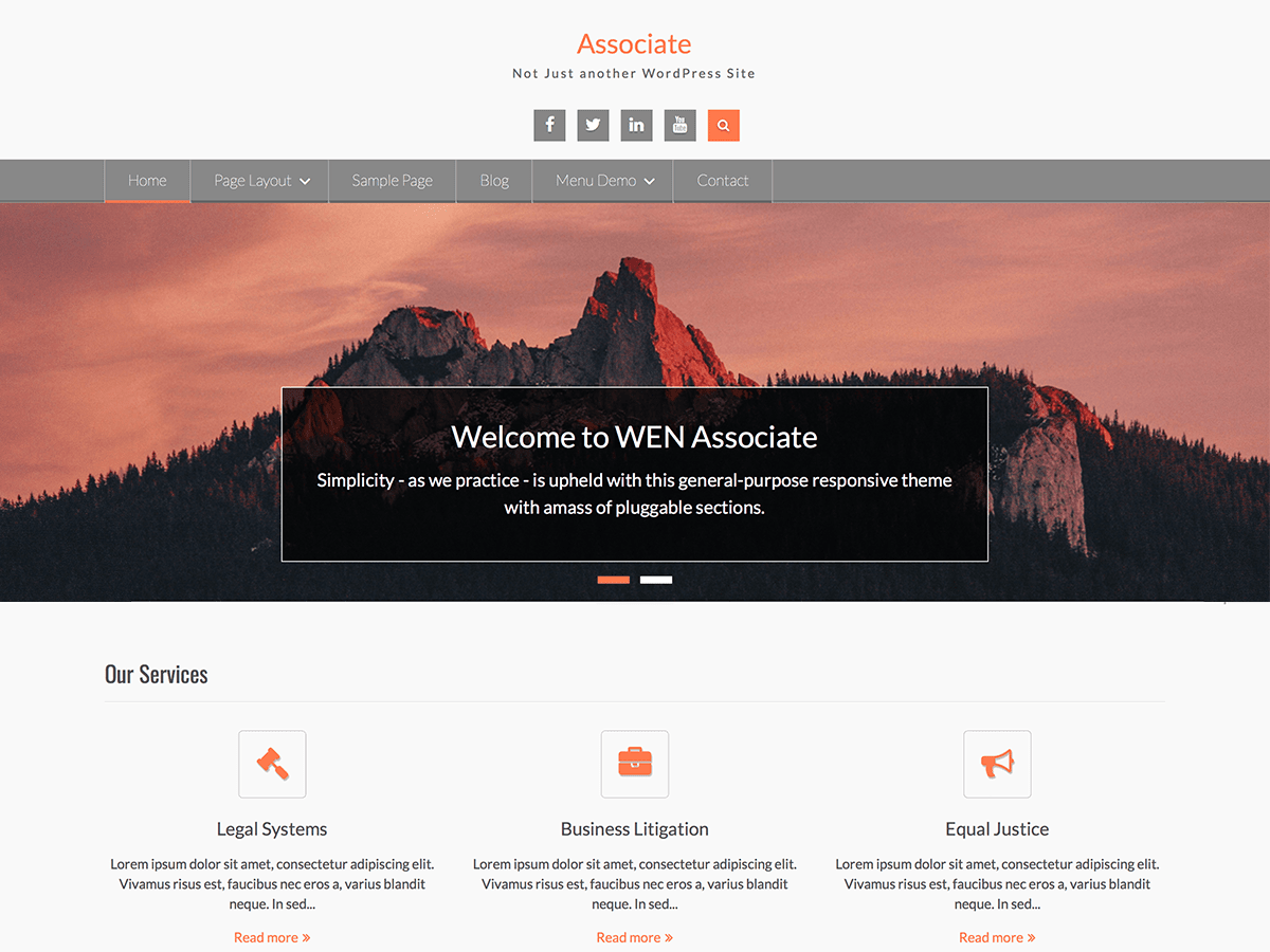 WEN Associate 2.6 – WordPress Theme