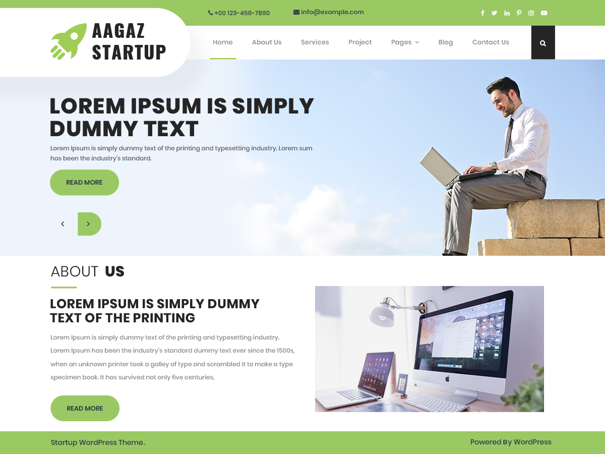Aagaz Startup screenshot