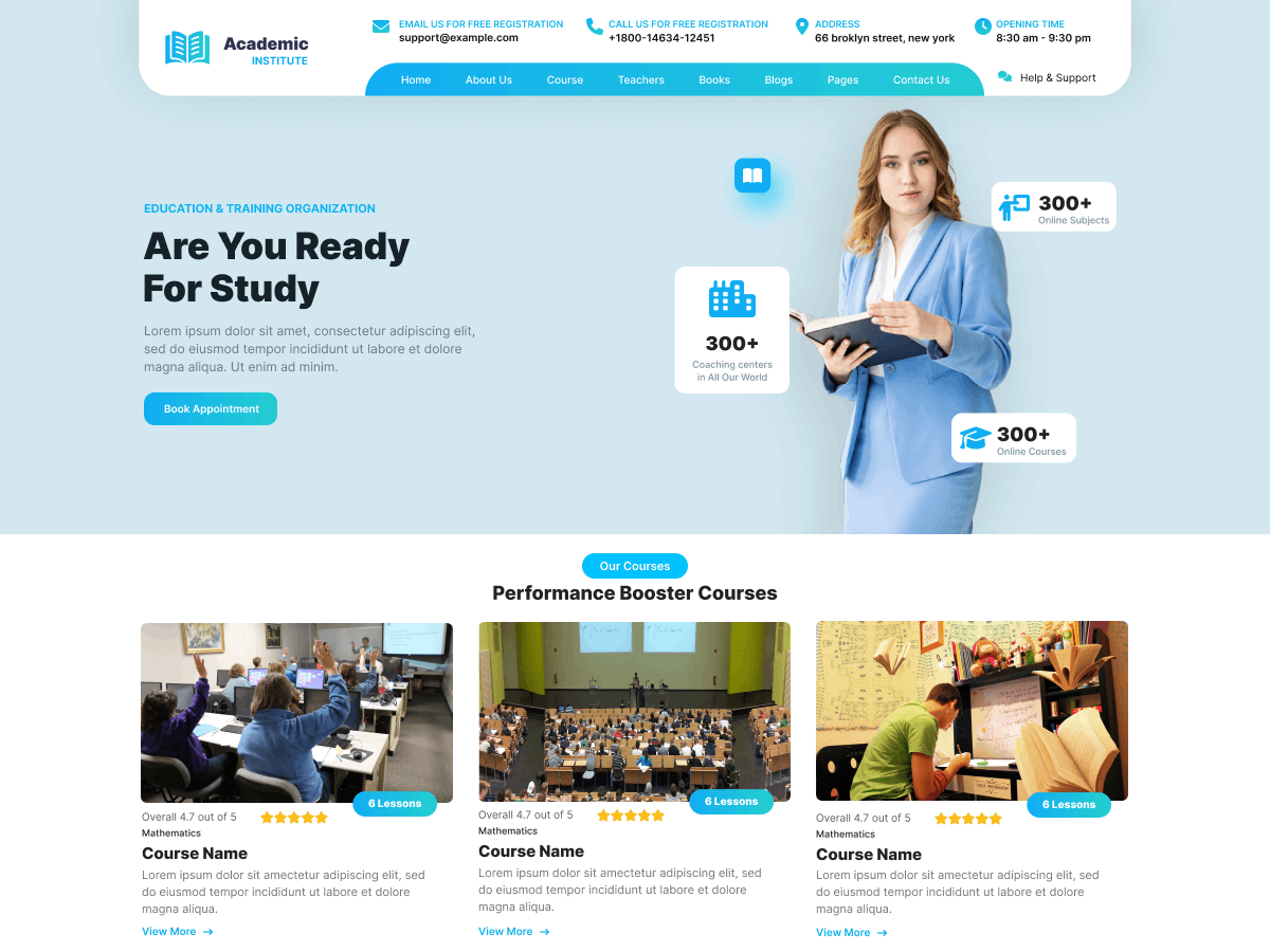 Academic Institute screenshot