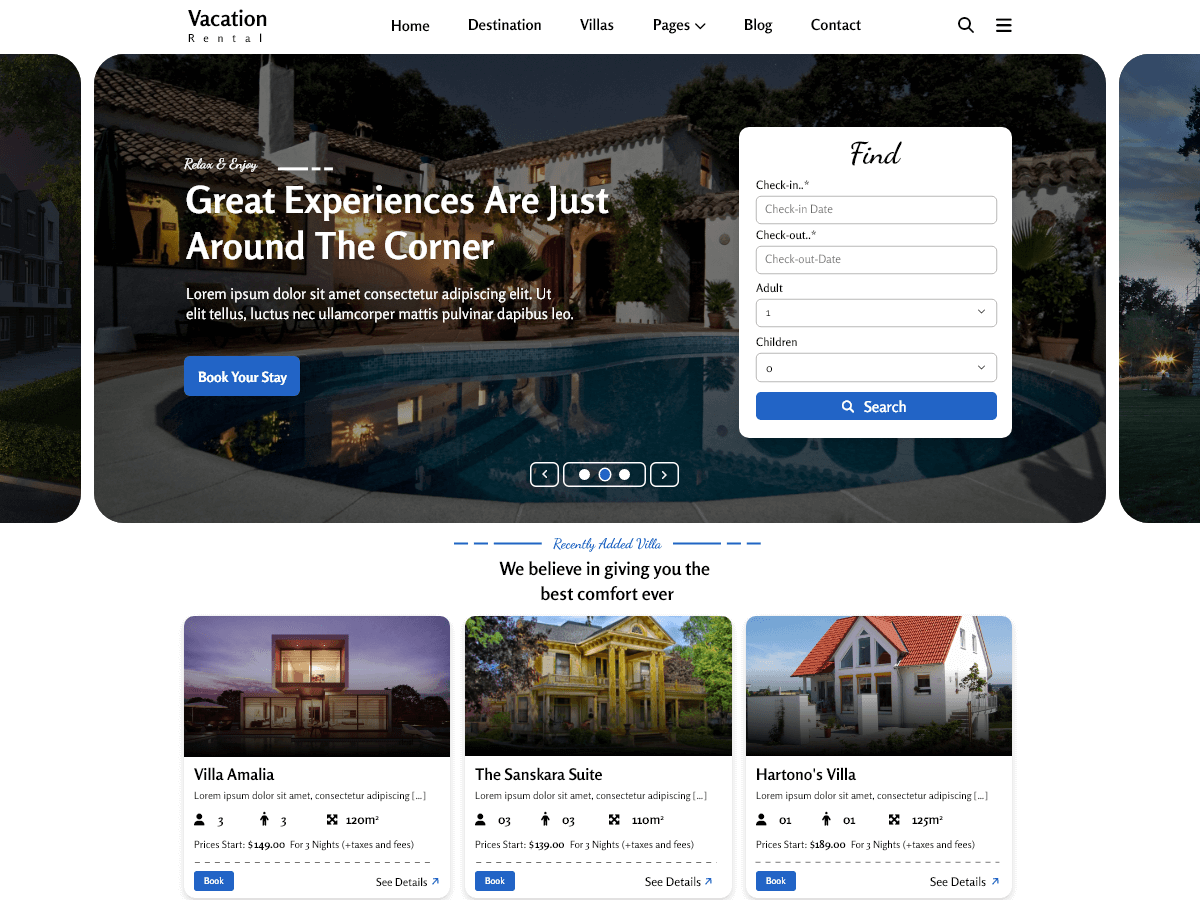 Accommodation Rental screenshot