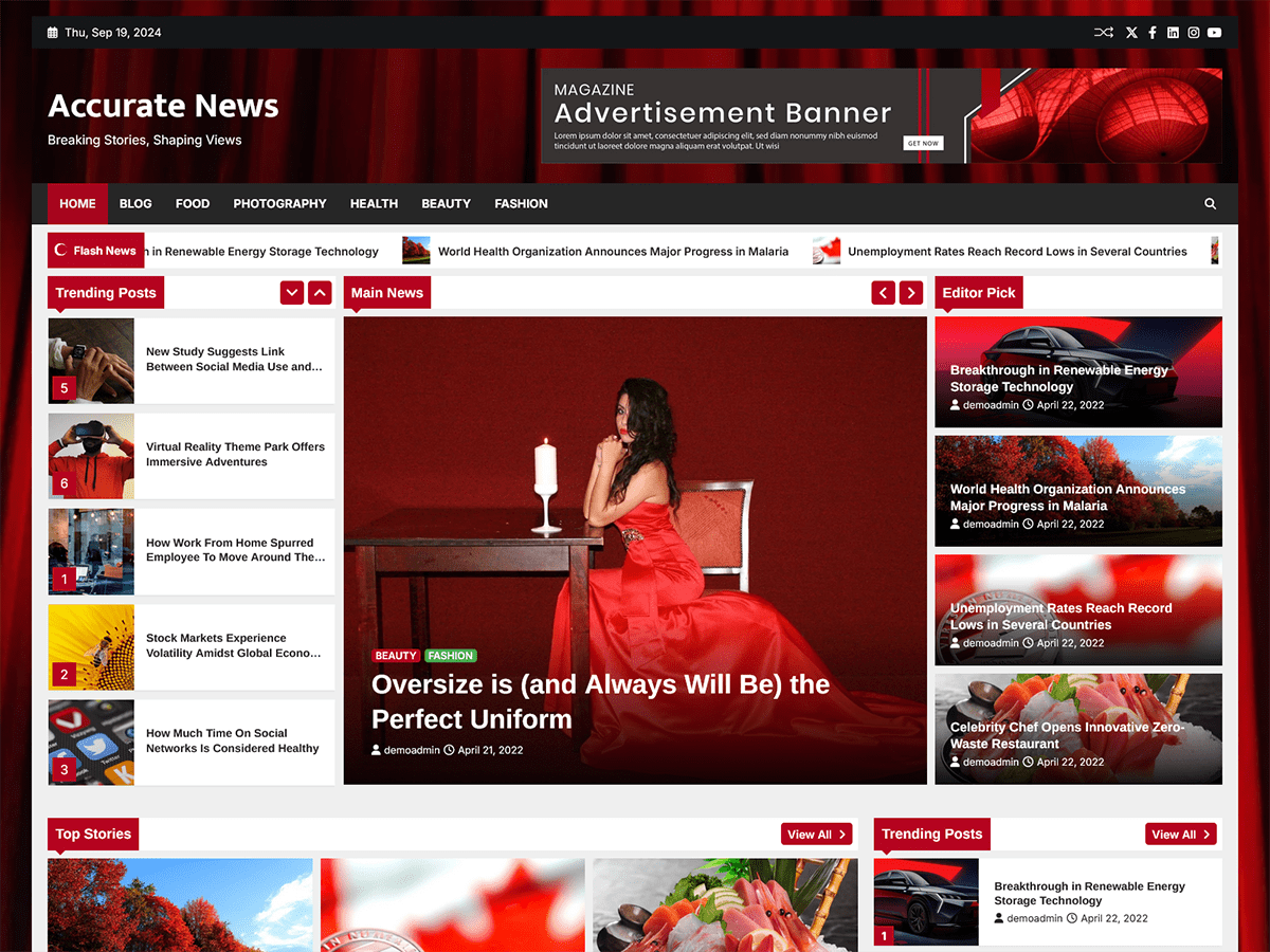 Accurate News screenshot