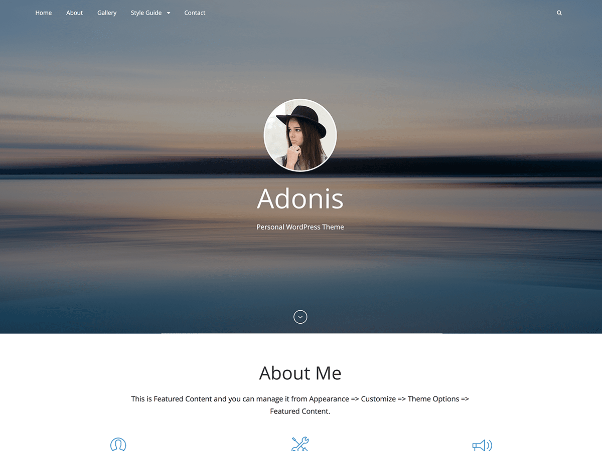 Adonis screenshot