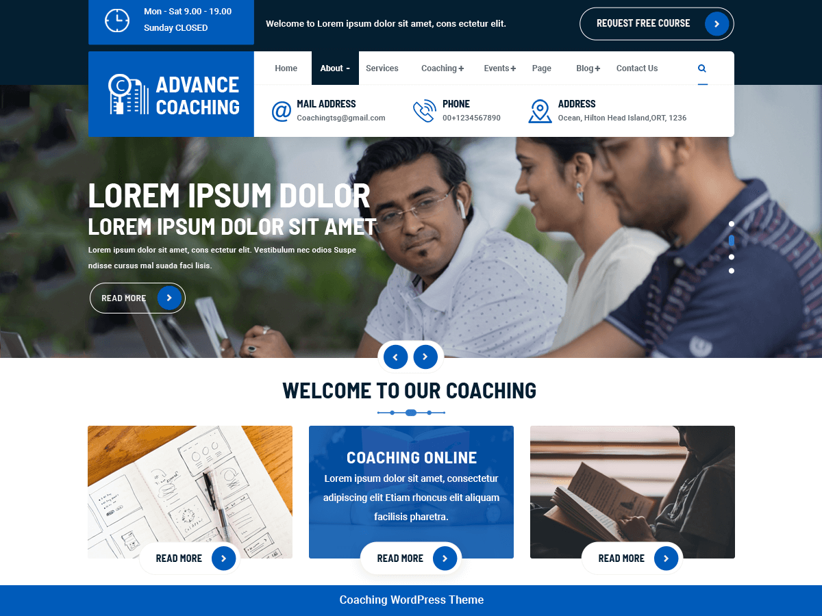 Advance Coaching screenshot