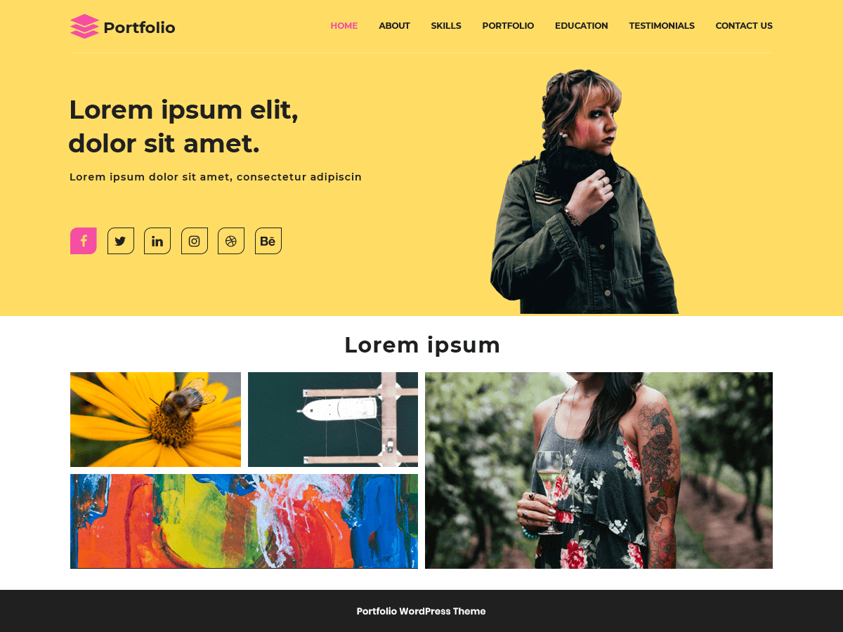 Advance Portfolio screenshot