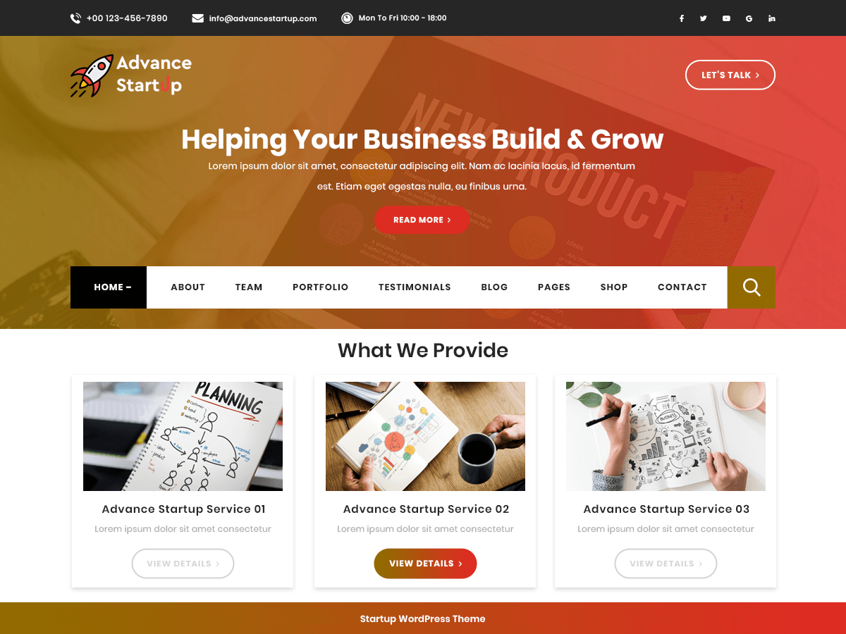 Advance Startup screenshot