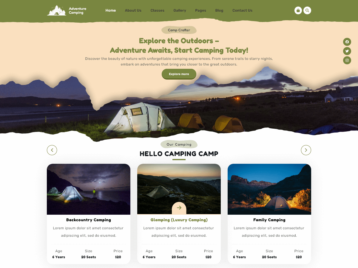 Adventure Camping