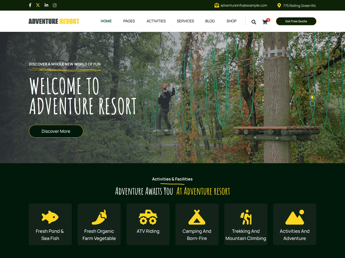 Adventure Resort screenshot