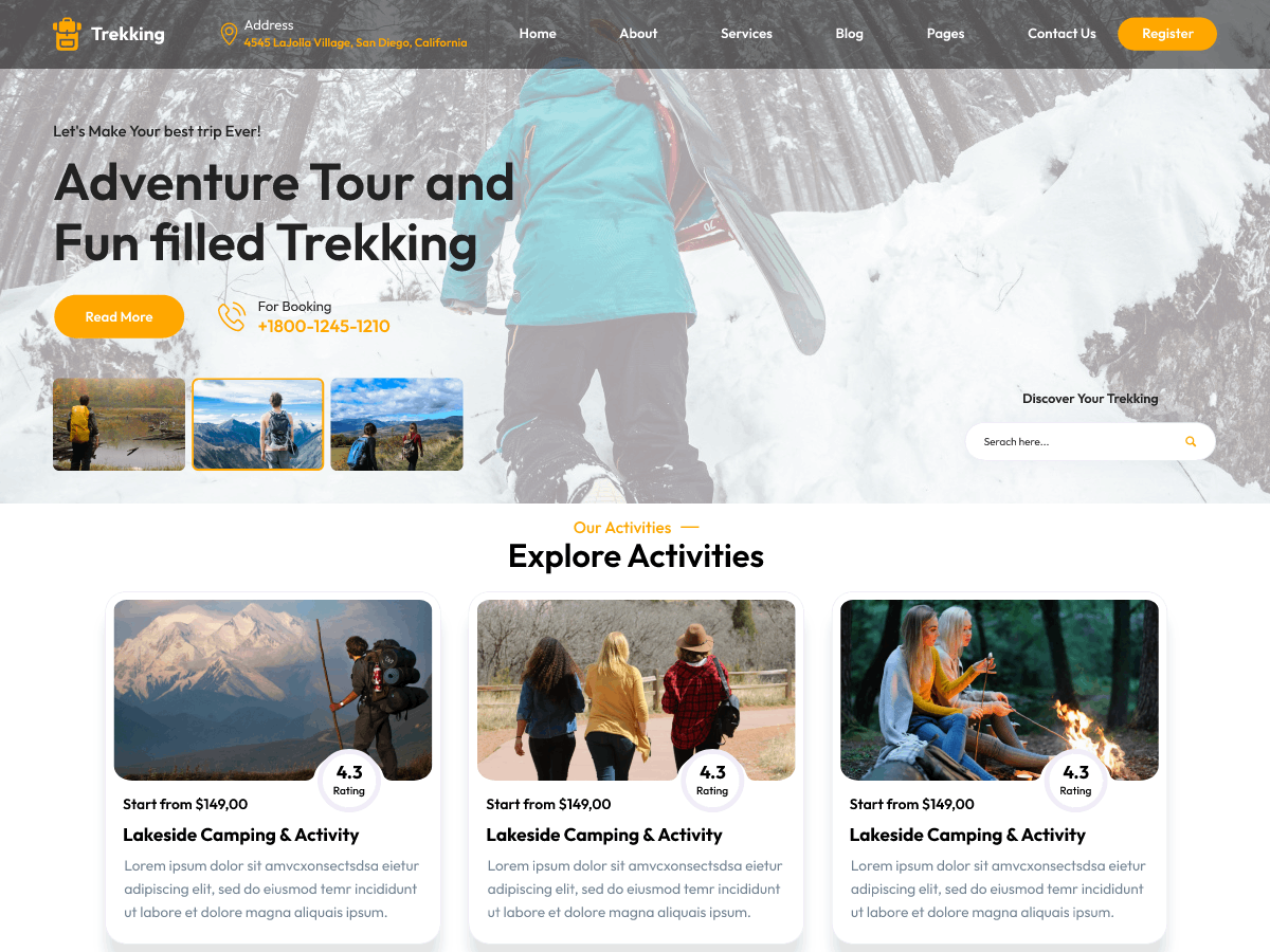 Adventure Trekking Camp screenshot