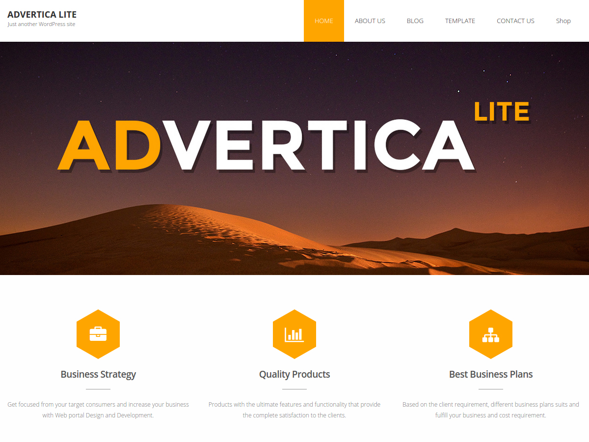 Advertica Lite WordPress Theme by tikendramaitry