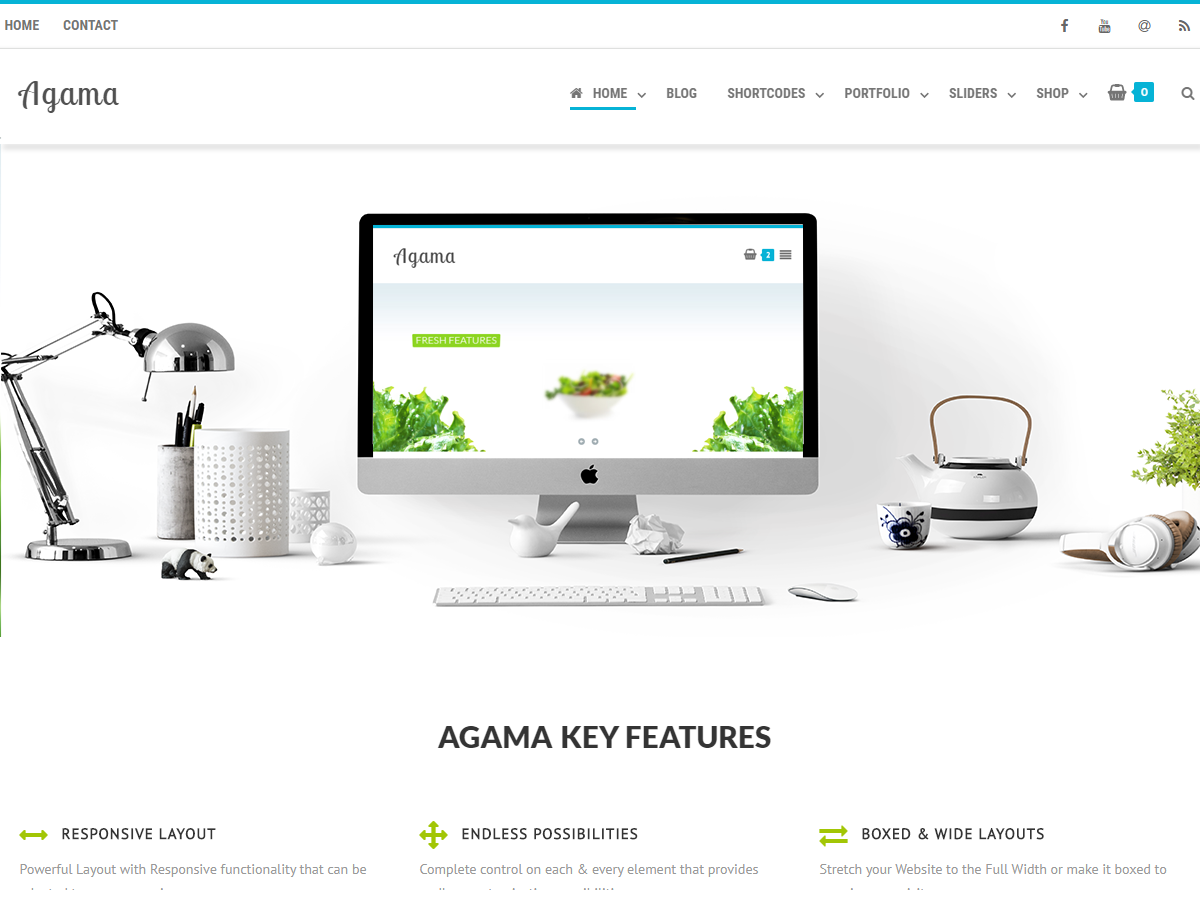 Agama WordPress Theme by jerryscg