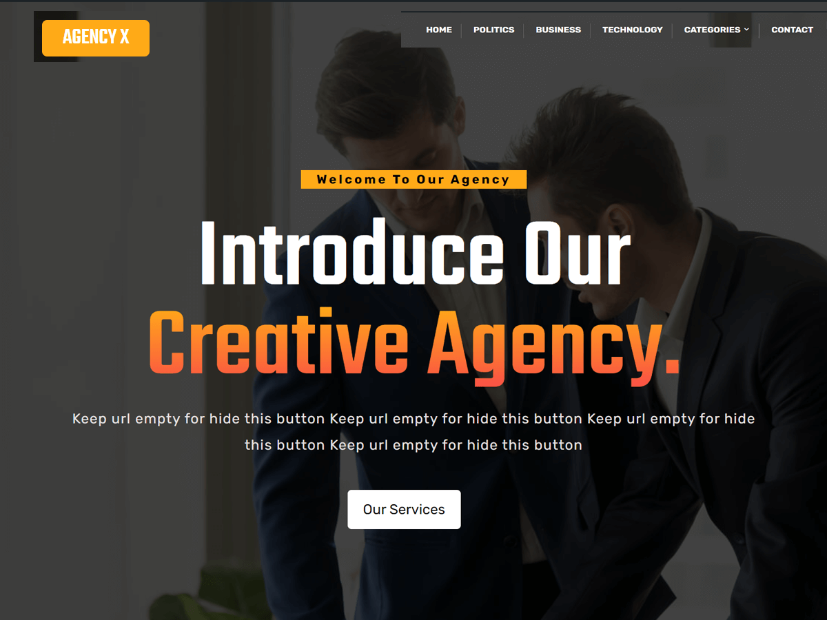 AgencyX screenshot