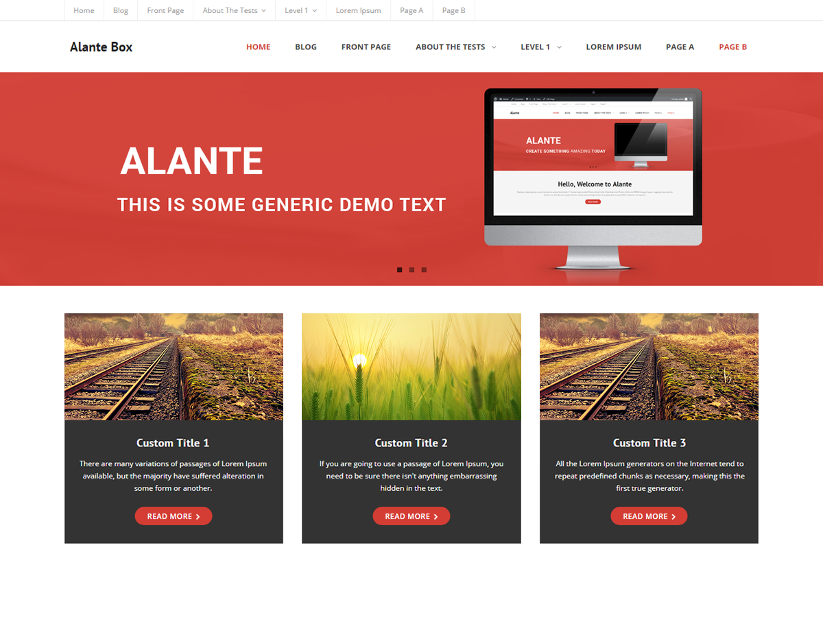 Alante Boxed Screenshot