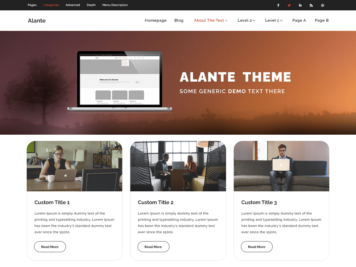 Alante iBlog Screenshot