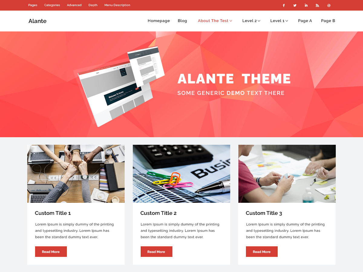 Aperçu du thème : Alante iBusiness