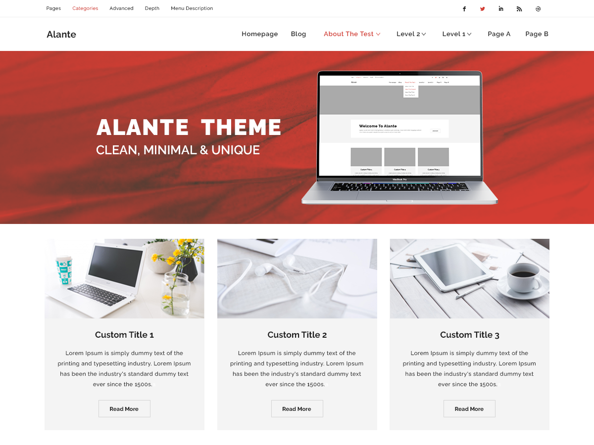 Alante Store Screenshot