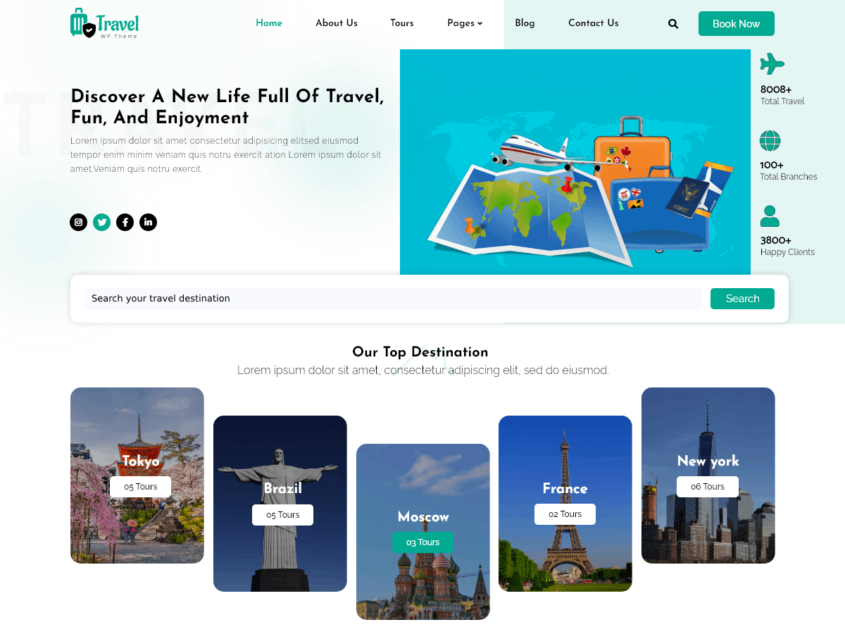 Alpha Travel Vacations Screenshot
