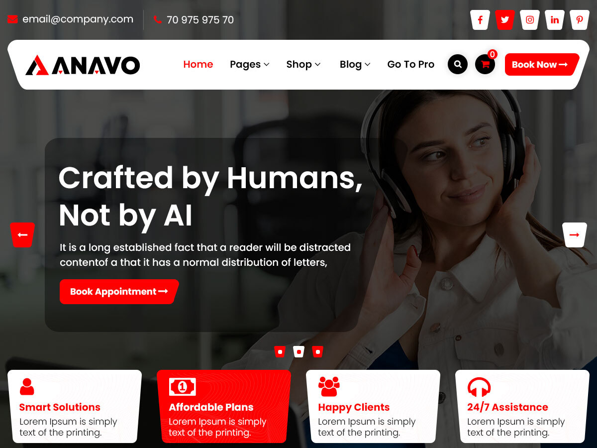 Anavo screenshot