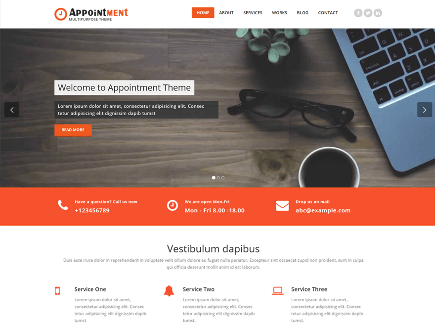 Appointment screenshot
