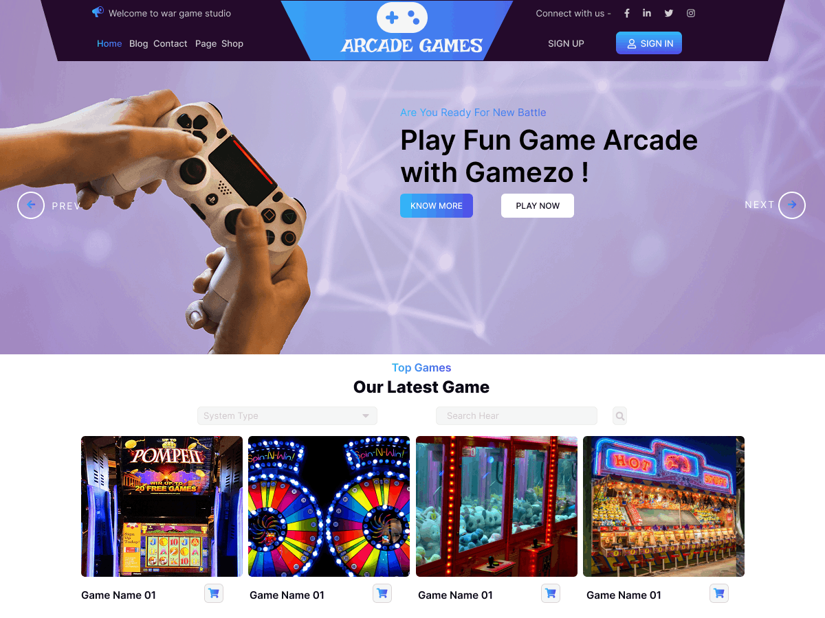 Arcade Games screenshot