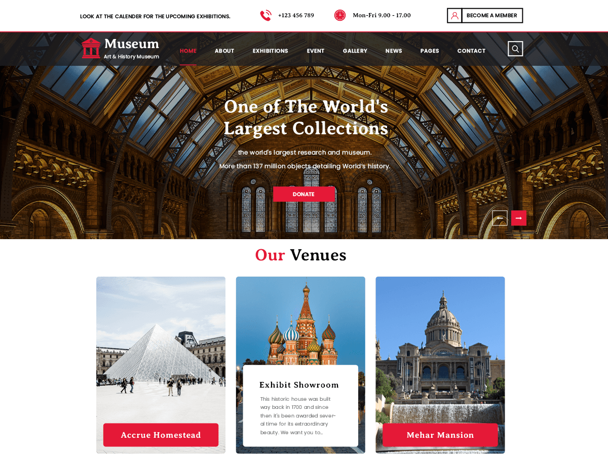 Art Gallery Museum screenshot