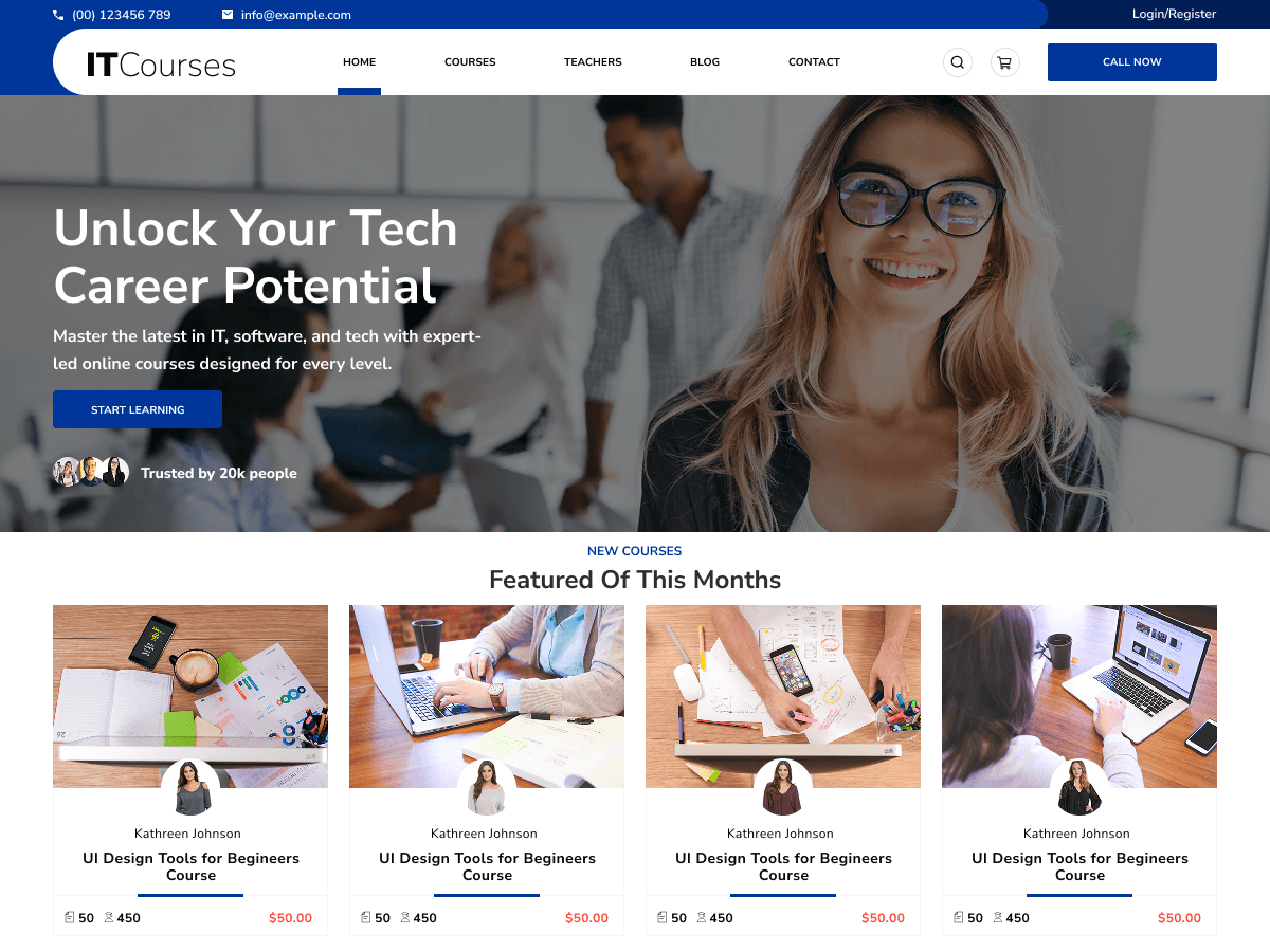 Aster IT Courses Screenshot