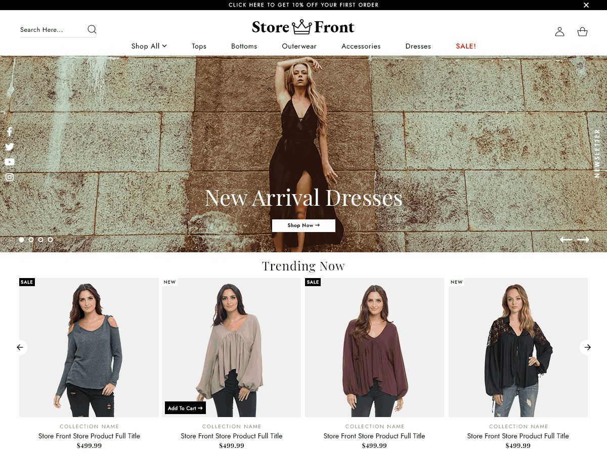 Aster Storefront