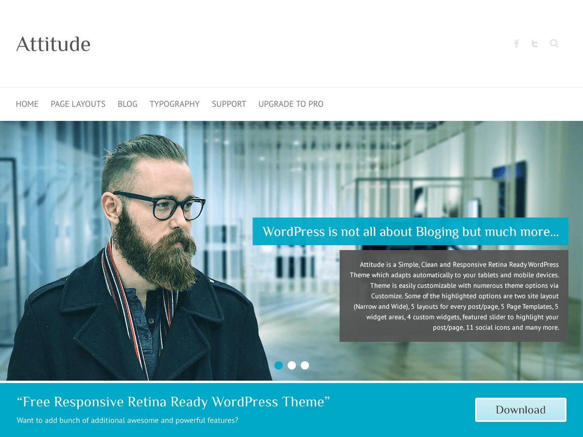 Attitude WordPress Theme by themehorse
