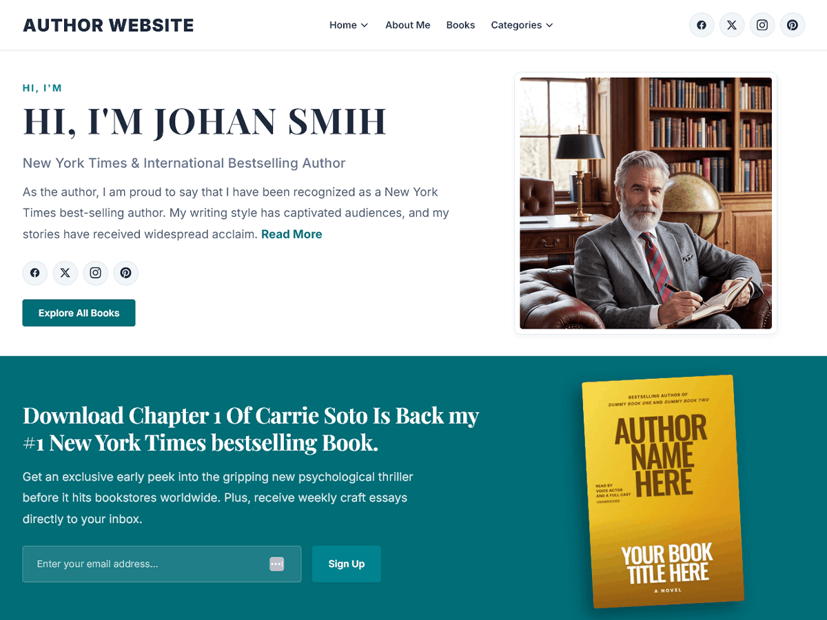 Author Personal Blog