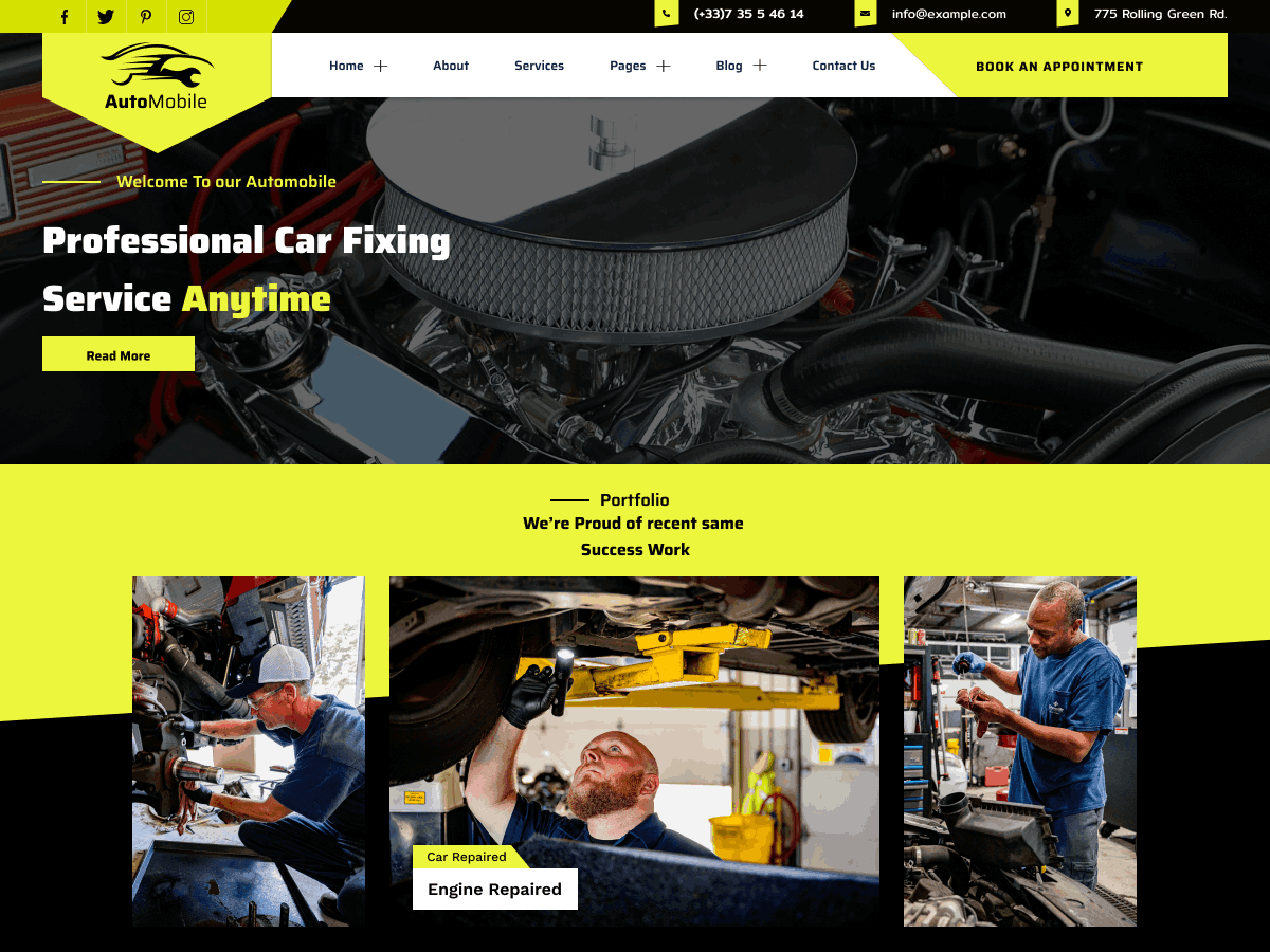 Automobile Repair Blocks screenshot