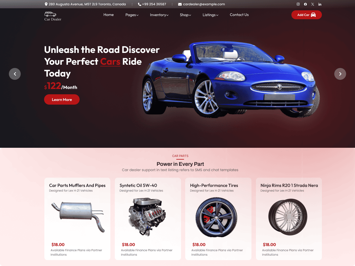 Automotive Car Dealer