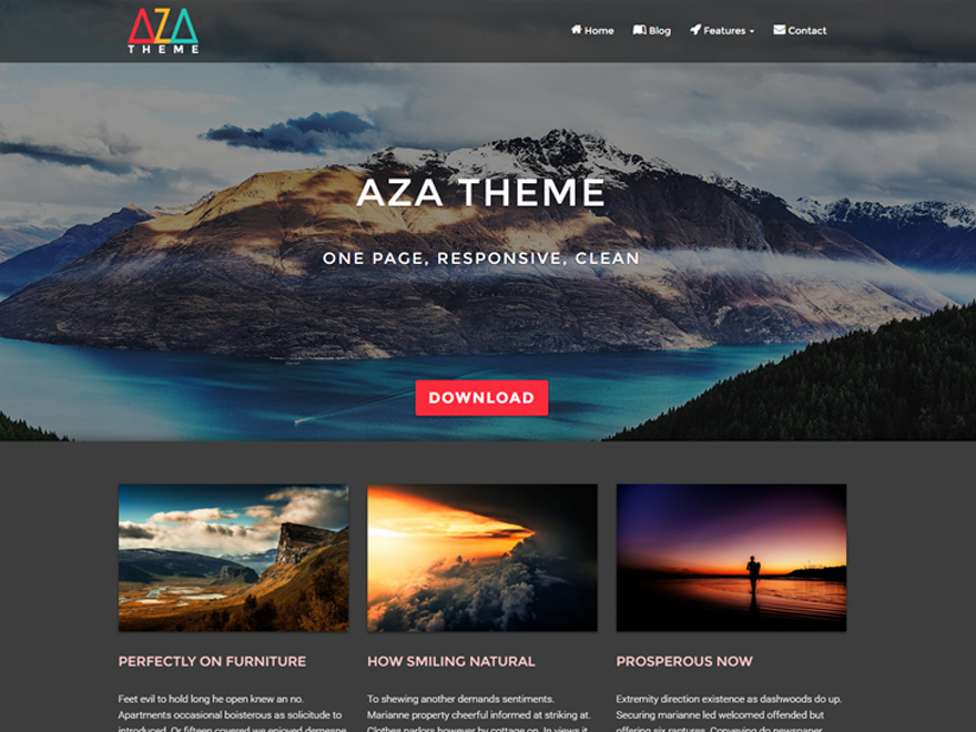 AZA Lite WordPress Theme by baicusandrei