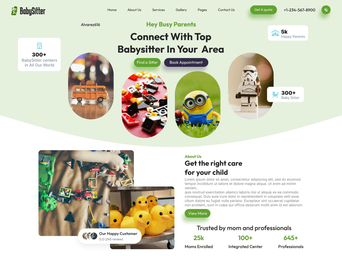 Babysitter Childcare screenshot
