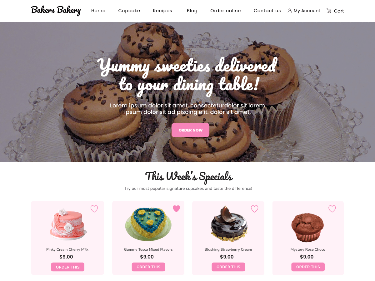 Bakers Bakery screenshot