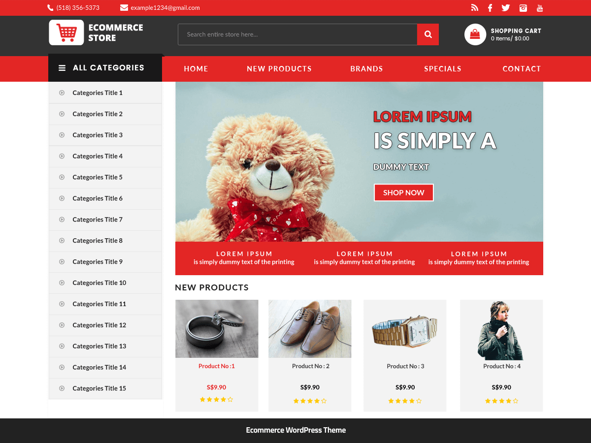 BB Ecommerce Store screenshot