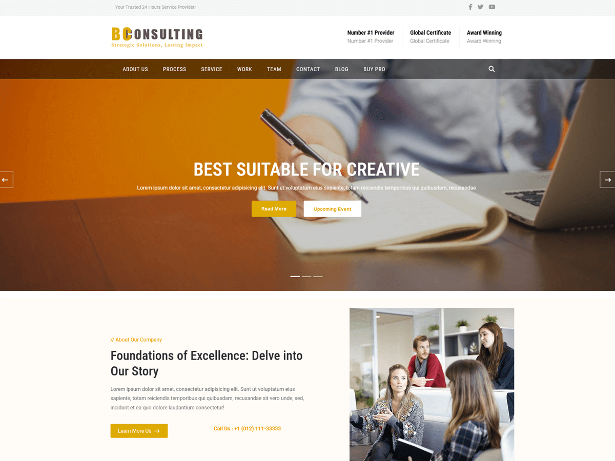 BC Consulting screenshot