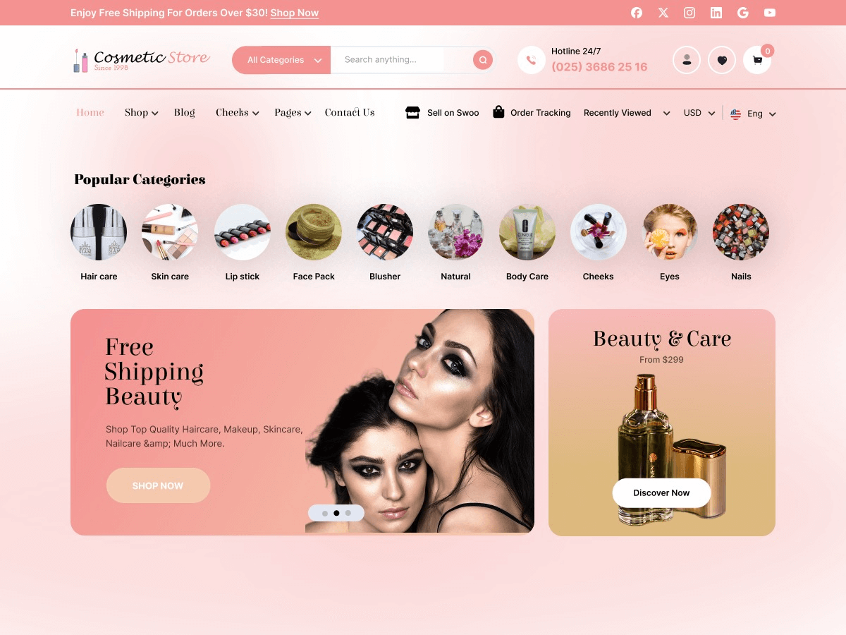 Beauty Store Screenshot