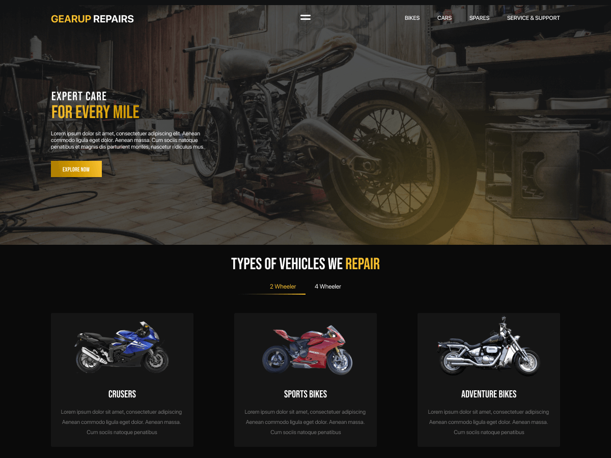 Bike Workshop screenshot