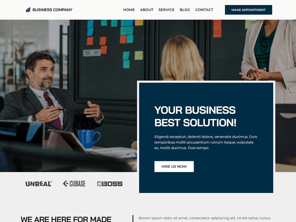 Blockskit Business Company Screenshot