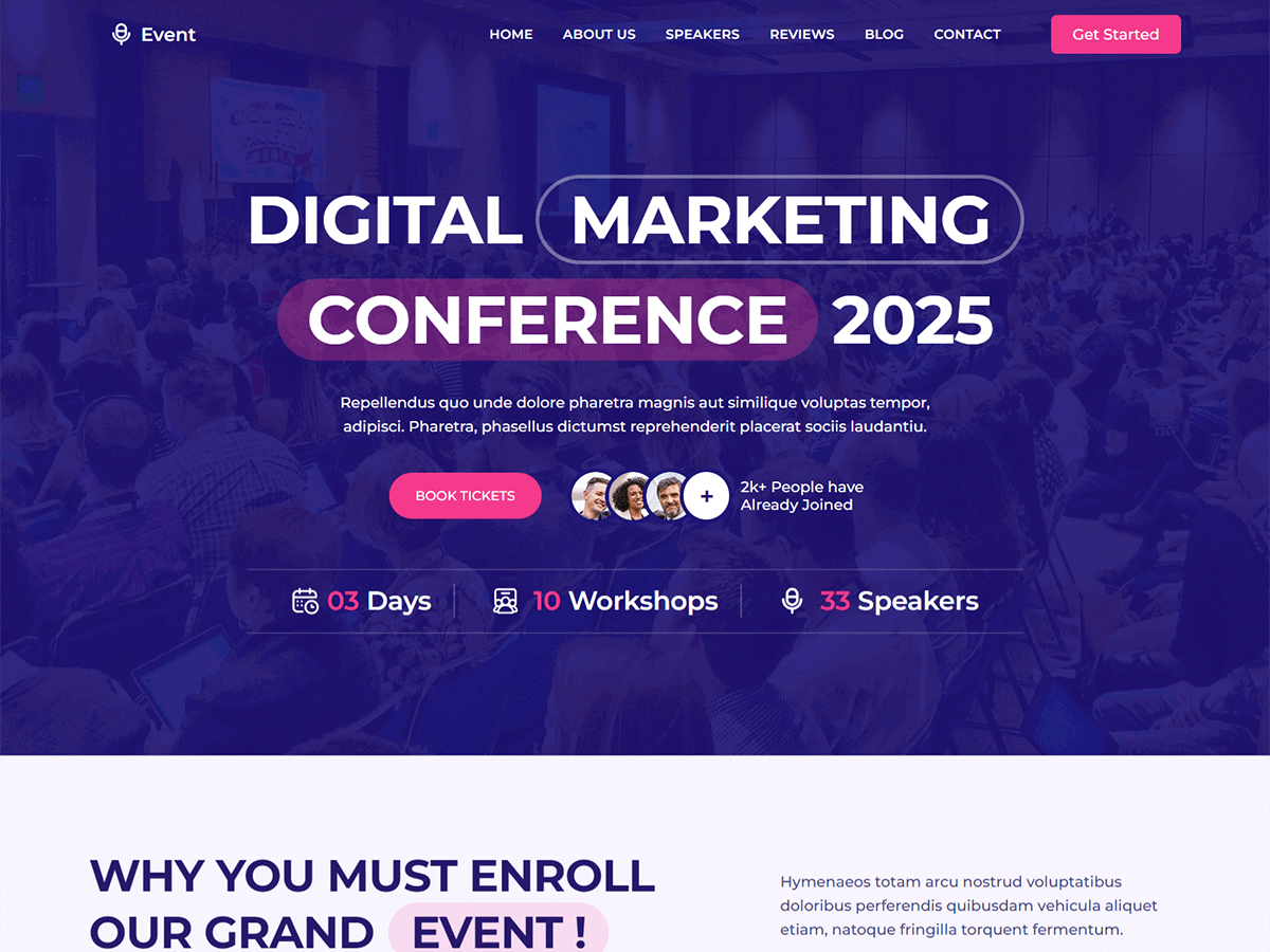 Blockskit Event Screenshot