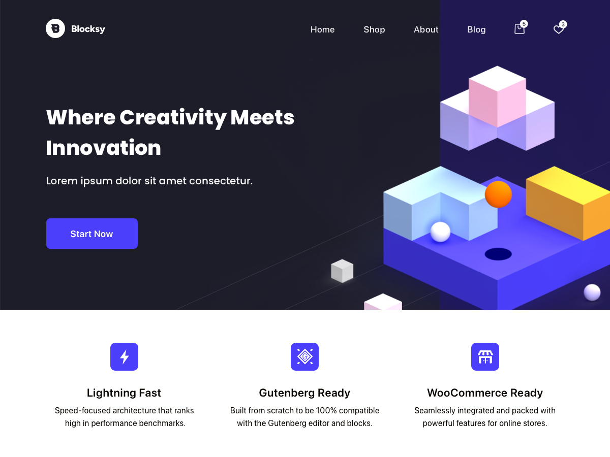 Blocksy Free WordPress Theme by creativethemeshq
